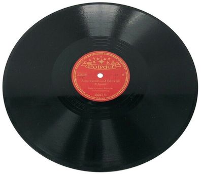 10" Schellackplatte Polydor 48327 - Das Dirndl vom Wald / Almenrausch und (W15)