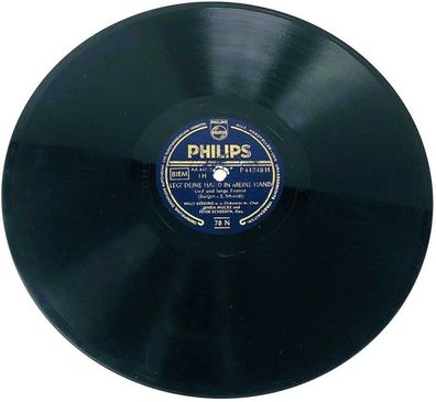 10" Schellackplatte - Philips P44348H - Leg´ deine Hand in meine Hand (W22)