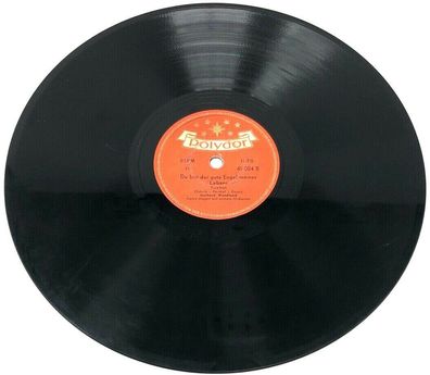 10" Schellackplatte Polydor 49024 - Vagabundenlied / Du bist der gute Engel (W15