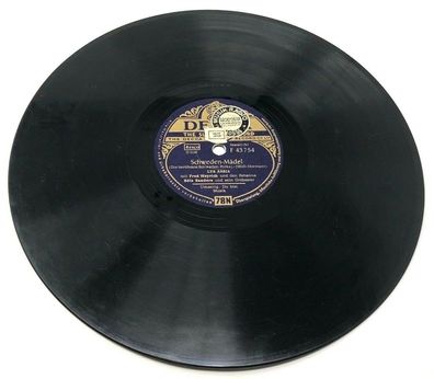10" Schellackplatte Decca F43754 Du bist Musik / Schweden-Mädel (154)