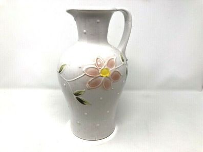 Scheurich 499-28 - 60er / 70er Vintage Vase mit Blumenmotiv - ca. 28 cm groß (90