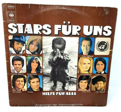 Vinyl LP Stars Für Uns - Hilfe Für Alle CBS SPR 62 aus dem Jahre 1971 (K)