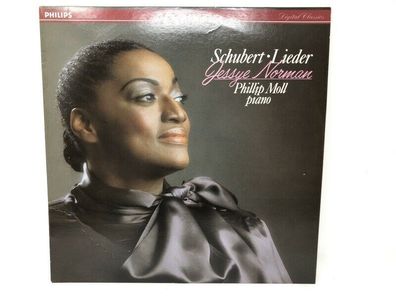 12" Vinyl LP Jessye Norman Lieder - Schubert - Phillip Moll piano - Philips Digi