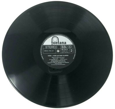 12" Schallplatte fontana 885 429 TY Wein Weib und Fred Warden aus 1966 (270)