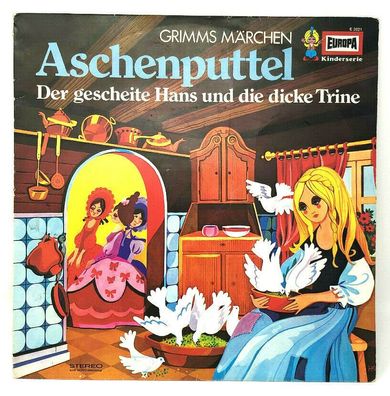 Vinyl LP Grimms Märchen Aschenputtel E 2021 Europa Kinderserie aus 1972 (165)