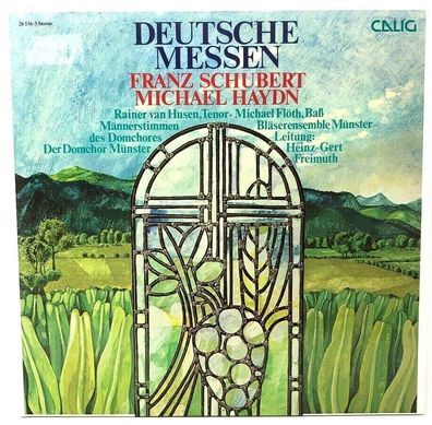 12" Vinyl Claim 26536-3 - Deutsche Messen - Franz Schubert - Michael Haydn (P6)