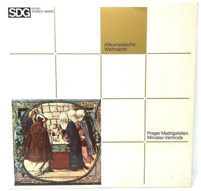 12" Vinyl - SDG 610 901 Alteuropäische Weihnacht - Prager Madrigalisten (P7)