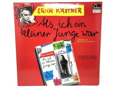 12" Vinyl LP Erich Kästner - Als ich ein kleiner Junge war - fontana 6434 328 (P