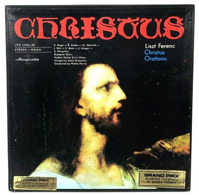 Vinyl 3 LP Set 12" Hungaroton LPX 11506-08 Liszt Ferenc - Christus Oratorio (P4)