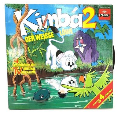 12" Vinyl LP Poly 667063 - Kimba 2 - Der weisse Löwe - 4 Geschichten ab 4 (W32)