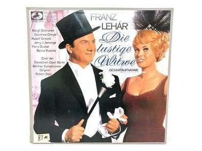 Box Set mit 2x 12" LP Vinyl - Franz Lehár - Die lustige Witwe - Marcato 75 445 (