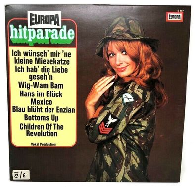 12" Vinyl LP EUROPA E 487 - EUROPA hitparade 2 - Vokal Produktion (P6)