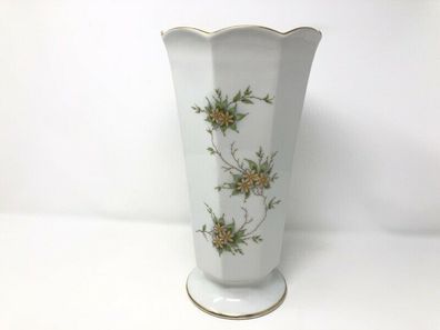 Vintage Porzellan Vase von Jaeger Bavaria - ca. 29,5 cm groß - Goldrand (W70)
