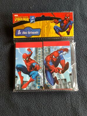 Marvel Spiderman 4x Mini Notepads / Notizblöcke a 20 Blatt (120)