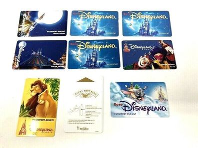 8 Disneyland Paris Passeport + 1 Hotel Cheyenne Pass - Disney Raritäten (148)