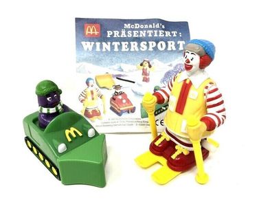 2 Stück Mc Donalds Junior Tüte 1995 Wintersport (W61)