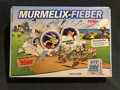 real, - Murmelix-Fieber Sammelkoffer mit den Stars aus Asterix (23 Murmeln) (146)