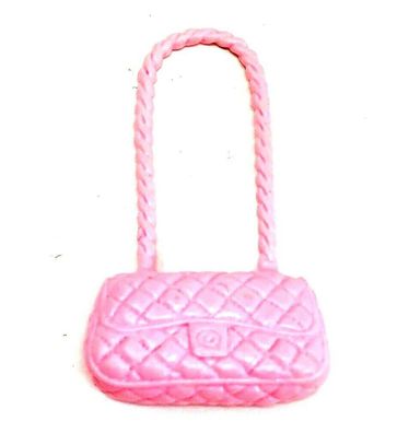 Barbie Handtasche / Umhängetasche für Barbie Puppen 3,4 x 2,7 cm groß (W36)