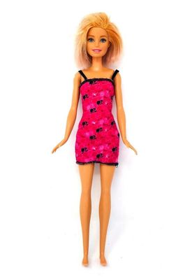 Mattel Barbie 2015 Puppe aus China ca. 30 cm kurze Haare - Barbie Kleid (W41)