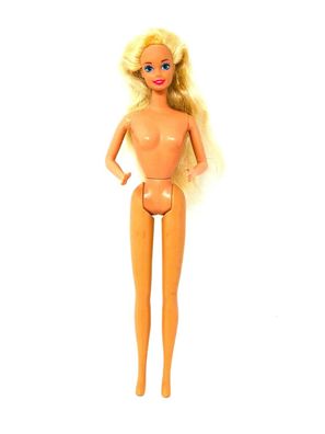 Mattel Barbie 1976 Barbie mit langen blonden Haaren und Schultergelenken (W37)