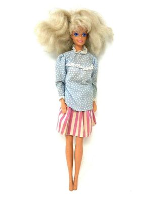 Mattel Barbie 1966 Barbie mit Kopf 1975 ca. 30 cm groß (W40)
