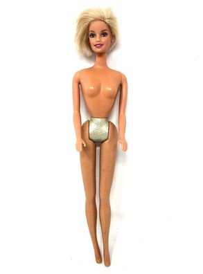 Mattel Barbie 1998 Barbie Puppe mit Ohrsteckern und goldenem Rumpf (W54)