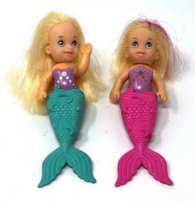 3 Stück - Simba Toys Puppe - Evi Love Little Mermaid ca. 11 cm groß (70)