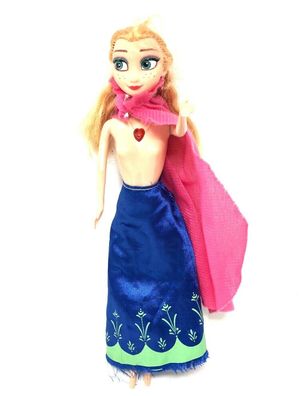 Barbie Clone Elsa made in China mit blonden Haaren und Rock ca. 29 cm (82)
