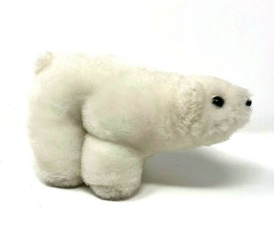 Plüschtier Eisbär stehend in weiß ca. 20 cm lang und ca. 12 cm hoch (W2)