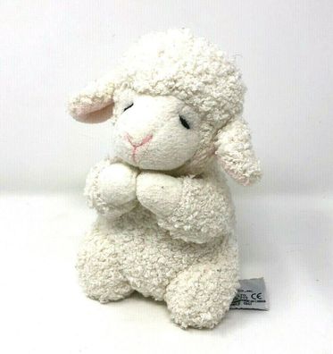 Sitzendes Plüsch Schaf von Ross Plüschtier Stofftier Schaf ca. 15 cm groß (73)