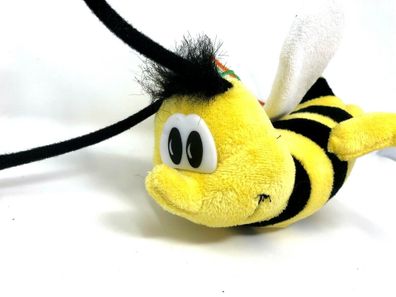 Plüsch Biene zum Aufhängen Werbung "Abfallentsorgung PLAUEN" ca. 23 cm (W30)