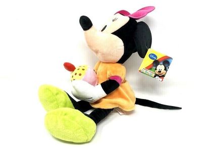 Disney Minnie Mouse - 760010863 - Minnie Maus mit Herzkuchen - Plüsch Figur - 38