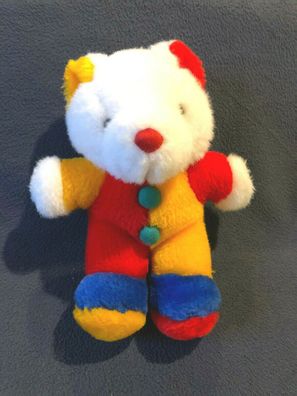 Plüschtier Teddy Clown cremefarben ca. 22 cm groß Plüsch Teddy (264) (Gr. 22 cm)