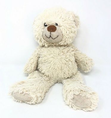 Creme farbener Plüsch Teddybär sitzend ca. 27 cm groß extrem weich (W48)
