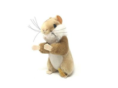 Steiff - Hamster Goldy - 2150/12 - ca. 13 cm hoch (W64) (Gr. 10-20cm)