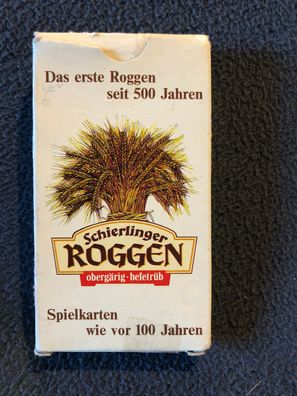 Spielkarten - Schierlinger ROGGEN Kartenspiel wie vor 100 Jahren 36 Blatt (163)