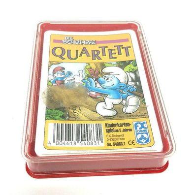 Quartett Die Schlümpfe F.X. Schmid 32 Spielkarten 54083.1 aus 1994 (10)