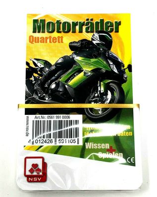 NSV Motorräder Quartett Kartenspiel 0561 991 0006 (162)