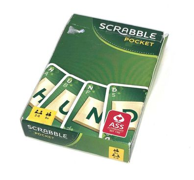 Scrabble Pocket ASS Altenburger 2-6 Spieler, 8+ Jahre Rewe 2018 Mattel (162)