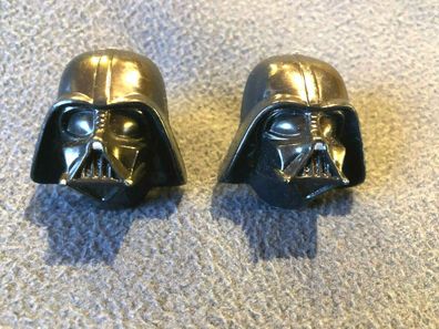 2 Stück Star Wars Darth Vader Kinder Ring Ø ca. 1,6 - 1,7 cm aus Kunststoff (257