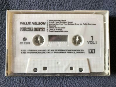 MC CE 2278 Four Star Country Willie Nelson UK & Ireland aus 1984 von K-Tel (262)