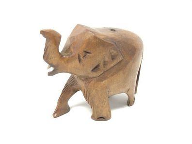 Kleiner Holz Elefant ca. 6,5 cm lang - 5,5 cm hoch (W78)