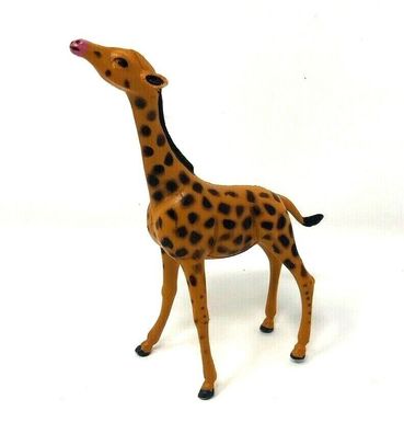 Giraffe Kunststoff Figur ca. 10,5 cm hoch - 8 cm lang (W24)