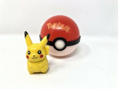 Nintendo Pokeball mit Pikachu - Ø 6,5 cm - aus dem Jahre 1999 (W71)