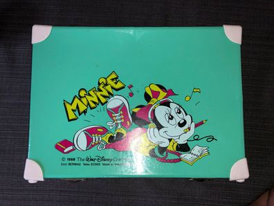 Walt Disney Vintage Minnie Koffer aus 1988 von Bermas in Mintgrün (DB)