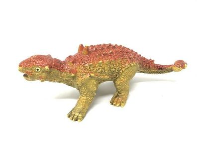 Dinosaurier - Ankylosaurus - ca. 13 cm lang - Hartgummifigur (W78)