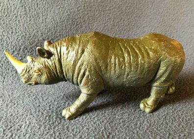 Rhinozerus / Nashorn 1998 T.M. Spielfigur Figur 13 cm groß (257) (Gr. 13 cm)