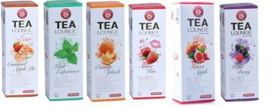 Teekanne Tealounge Früchtetee Kapseln, 96 Kapsel - 6 Sorten Teekapsel Tee Caps