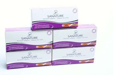 480 Sanature Mini Tampons Binde Damenhygiene Damenbinde Menstruation NEU OB
