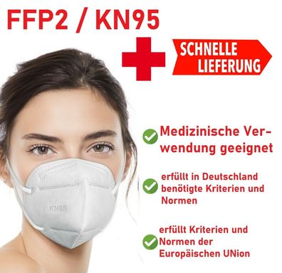 Atemschutz Maske FFP2 Mundschutz Schutzmaske KN95 MNS OP FFP 2 KN 95